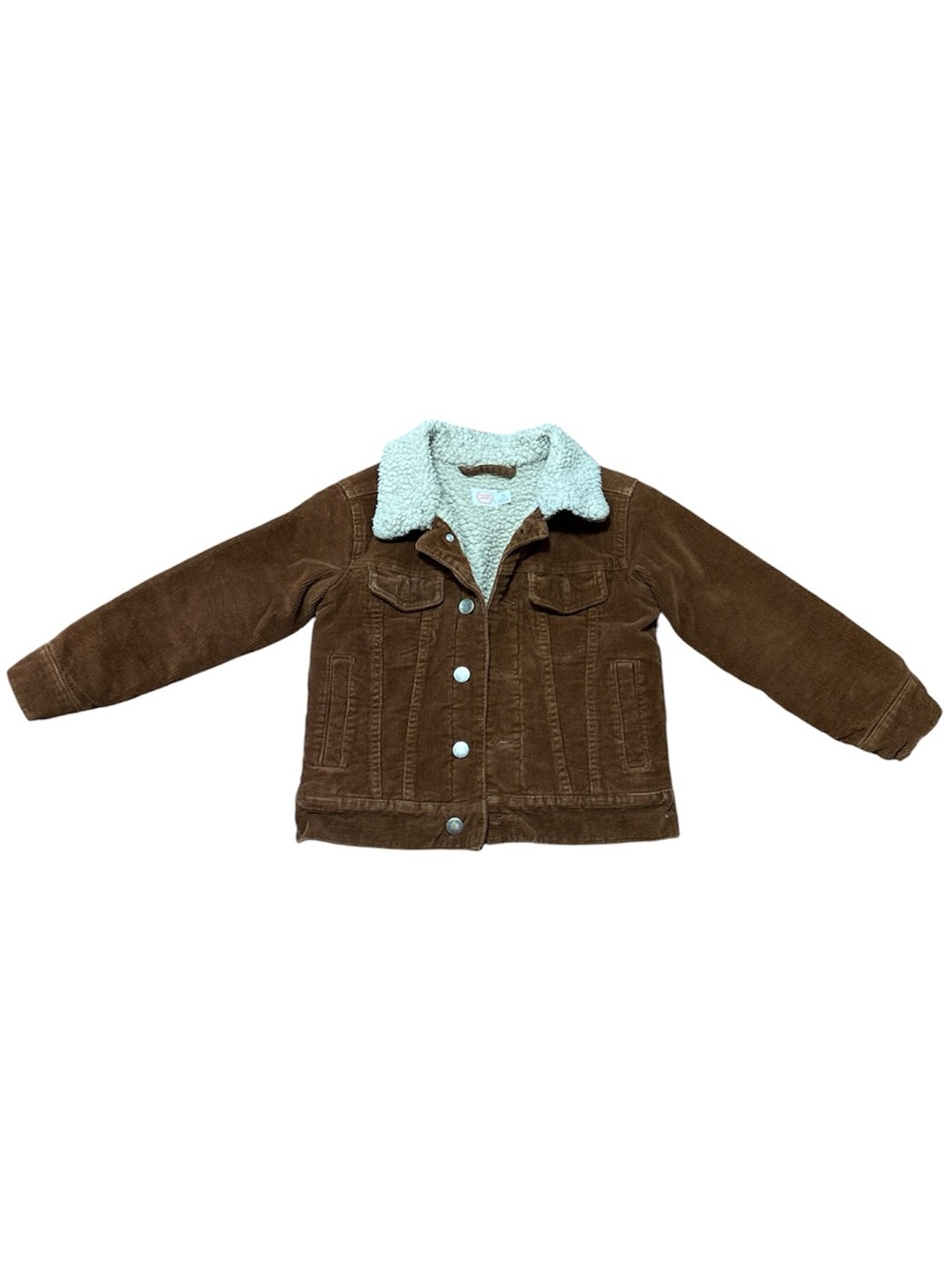 Wonder Nation Corduroy Sherpa Lined Jacket 4/5